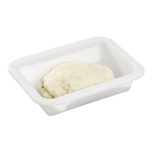 Bac à pate rectangulaire 5 L blanc - bac à froid - bac à diviseuse